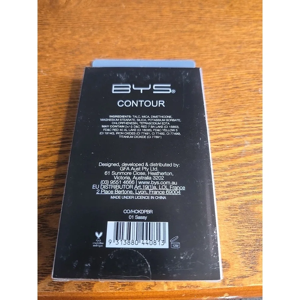 BYS‎ Contour Trio Contour Palette 01 Sassy